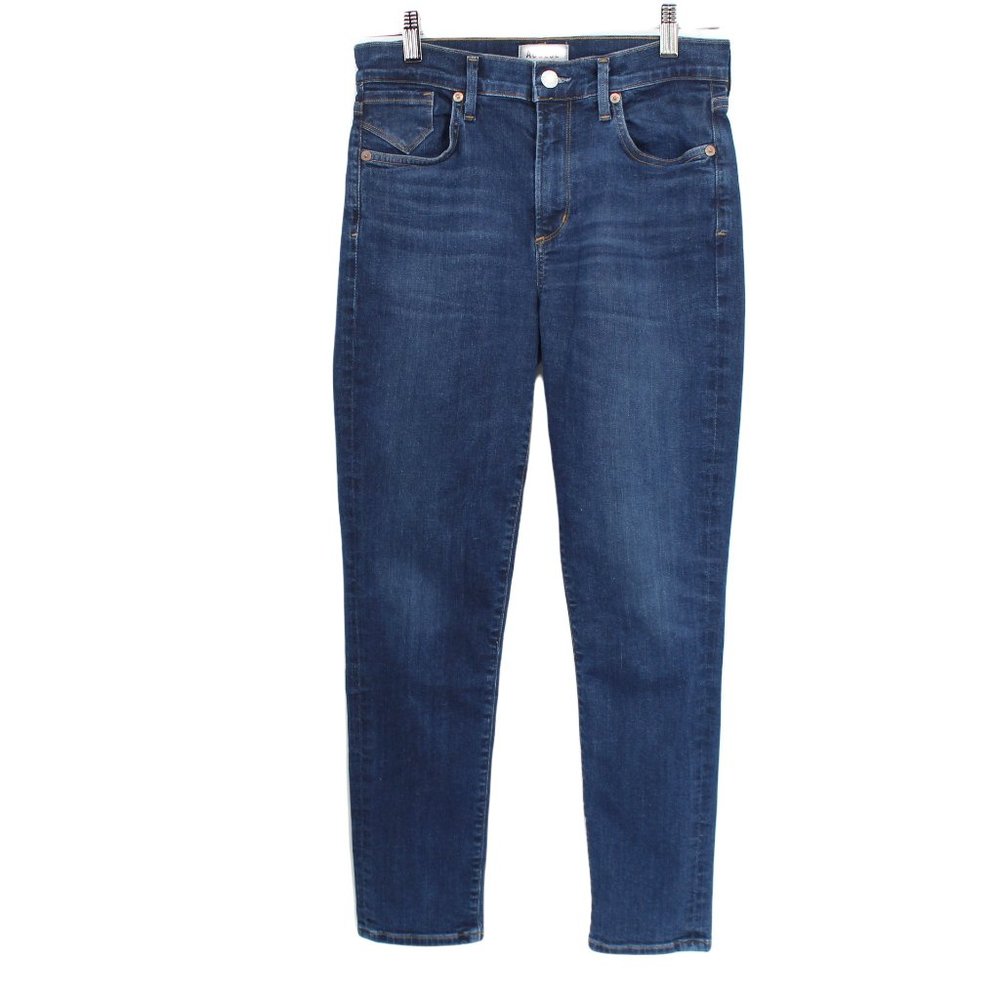 Agolde X Armour Vert Sophie Crop High Rise Jeans - Picture 5 of 12